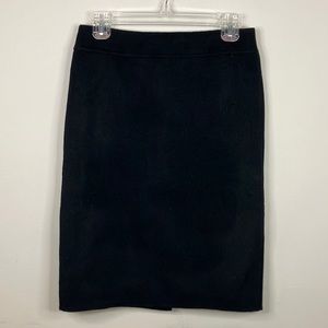 Talbots black winter wool pencil skirt